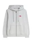 TOMMY HILFIGER Tepláková bunda  svetlosivá