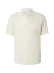 DAN FOX APPAREL Tričko 'Hennes'  béžová / biela