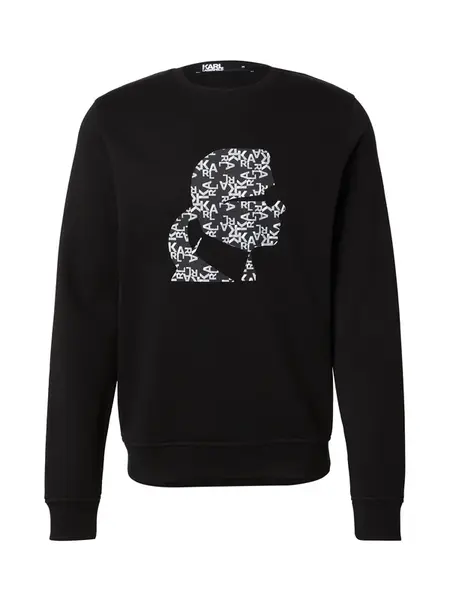 Karl Lagerfeld Mikina  sivá / čierna / biela