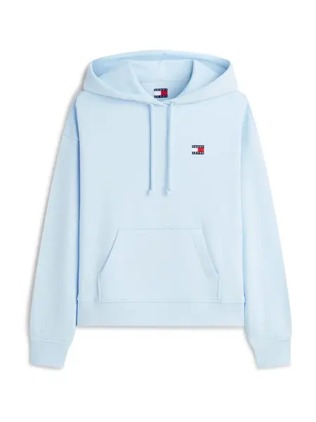 Tommy Jeans Mikina 'Tommy Badge Boxy'  nebesky modrá