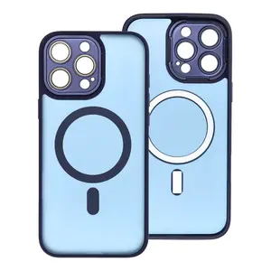 Zadní kryt VARIETE MAG COVER Case compatible with MagSafe pro Apple iPhone 12 mini, modrá
