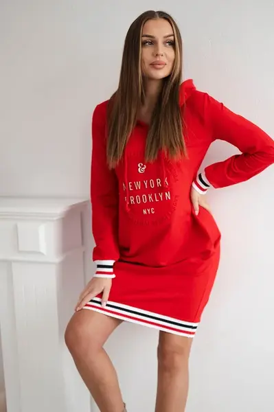 Šaty brooklynské červené
