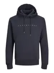 Jack & Jones Plus Sveter 'Star'  tmavomodrá / žltá