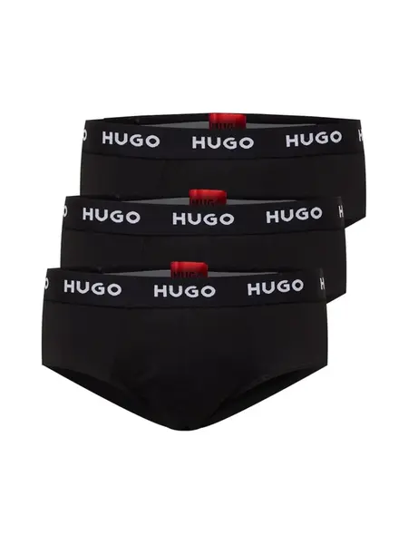 HUGO Nohavičky  čierna / biela