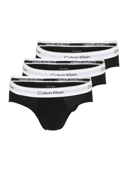 Calvin Klein Nohavičky  čierna / biela