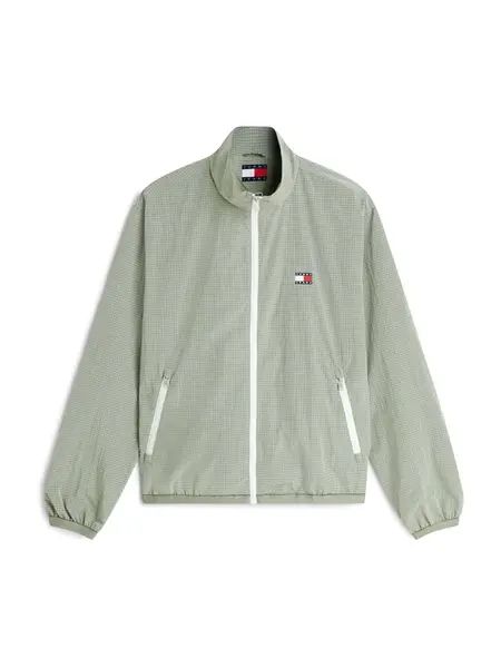 Tommy Jeans Prechodná bunda 'ESSENTIAL'  zelená