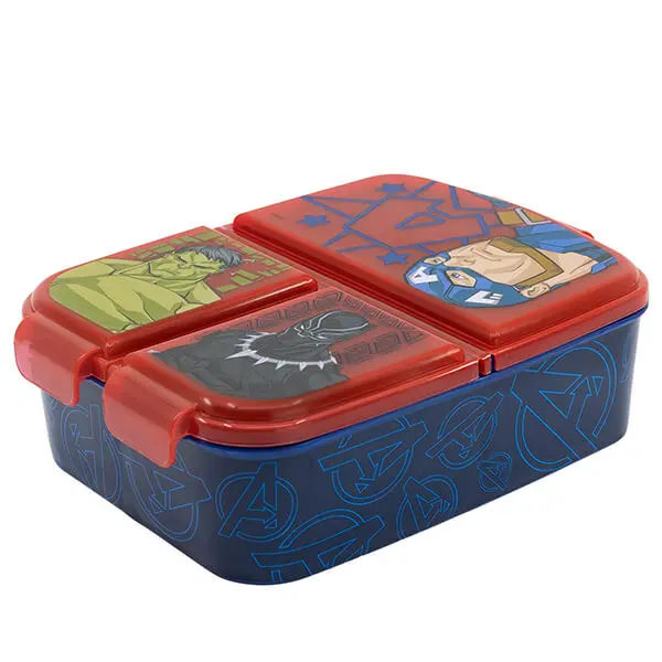 Svačinový box Avengers Marvel - tříkomorový