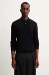 A.P.C. Vlněný svetr A.P.C. polo jacob logo