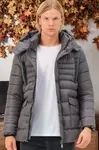 M8657 DEWBERRY MEN'S COAT-PLAIN ANTHRACITE