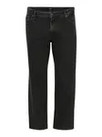Jack & Jones Plus Džínsy 'Chris'  čierny denim