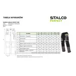 Kalhoty pracovní do pasu HEAVYLINE, S/48, STALCO PERFECT