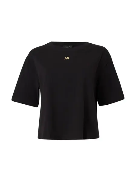 ARMANI EXCHANGE Tričko  čierna / biela