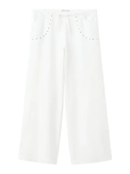 MANGO KIDS Nohavice 'KATASET'  biela