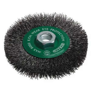 Kartáč diskový, rotační, ø 100 mm závit M14, STALCO