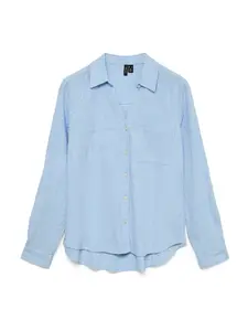 VERO MODA Blúzka 'VMThilde'  svetlomodrá / biela
