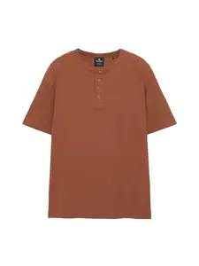 Pull&Bear Tričko  hnedá