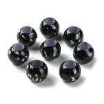 Spray Painted ABS Plastic European Beads