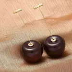 304 Stainless Steel Cherry Stud Earrings