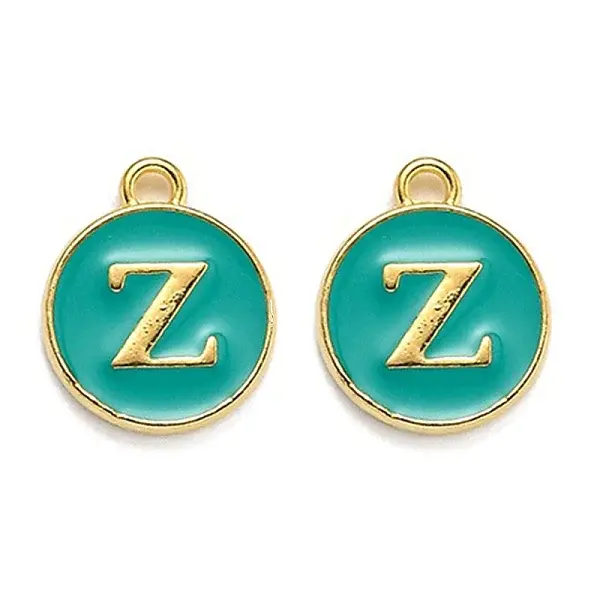 Golden Plated Alloy Enamel Charms
