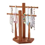 Baseball Wooden Jewelry Ring Display Tower Stands