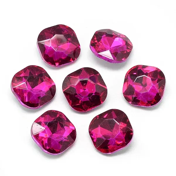 Pointed Back Glass Rhinestone Cabochons