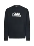 Karl Lagerfeld Mikina  tmavomodrá / biela