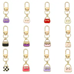 12Pcs Alloy Enamel Pendant Decorations