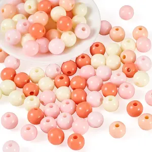 10G Opaque Acrylic Beads