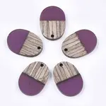 Resin & Wenge Wood Pendants