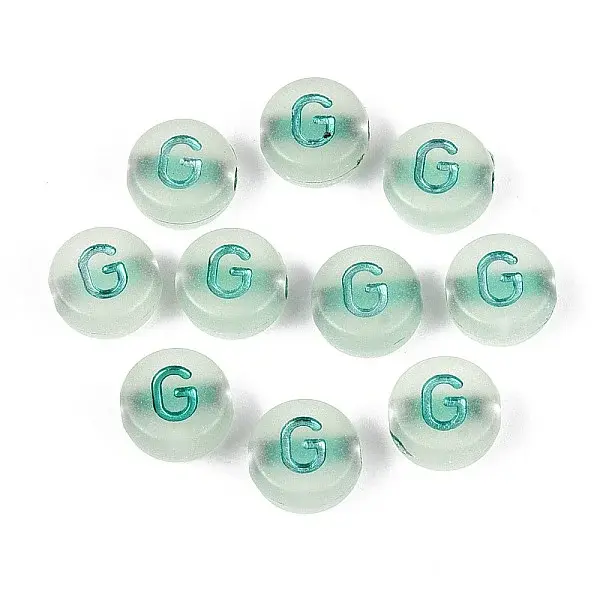 Luminous Frosted Acrylic Beads