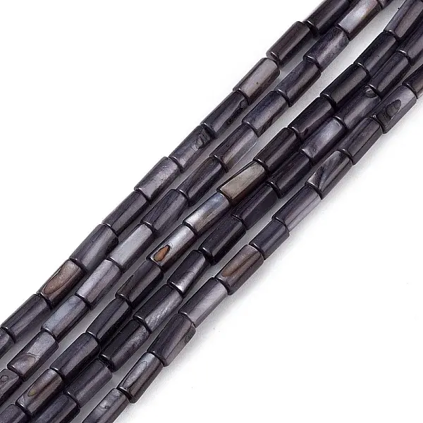 Natural Freshwater Shell Dyed Beads Strands