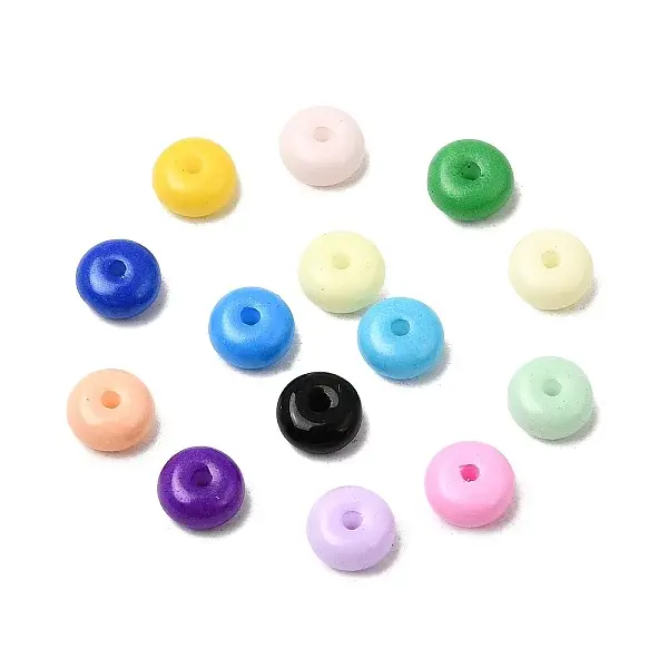 Baking Paint Opaque Glass Beads