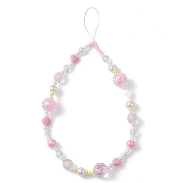 Acrylic Beaded Mobile Straps