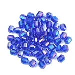 Electroplate Column Glass Beads