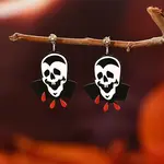 Creative Halloween Resin Stud Earrings