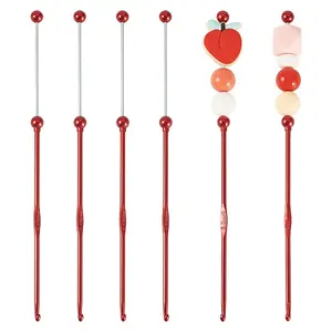 4Pcs DIY Alloy Beadable Crochet Hooks