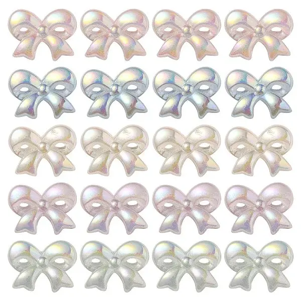 UV Plating Luminous Transparent Acrylic Beads