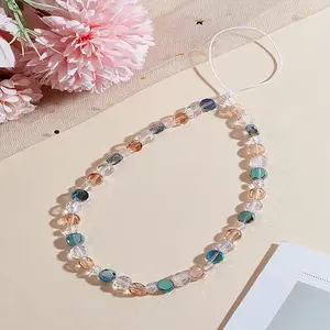 1Pc Acrylic Transparent Bead Mobile Straps