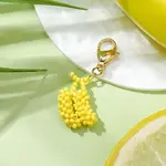 Glass Seed Beaded Banana Pendant Decoration
