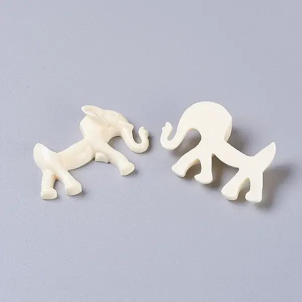 Resin Elephant Cabochons
