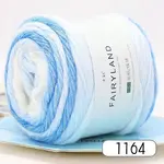 Gradient Segment Dyed Wool Chenille Yarn