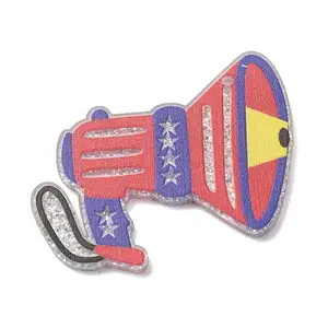 Independence Day Printed Transparent Acrylic Pendants