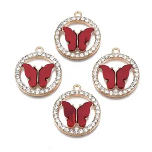Alloy Rhinestone Pendants