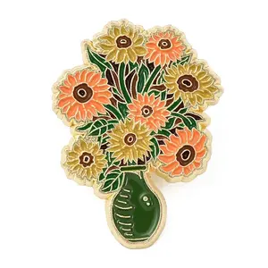 Sunflower Enamel Pins