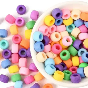 100Pcs Opaque Plastic Beads