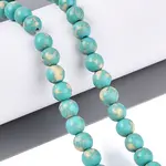 Synthetic Turquoise Beads Strands