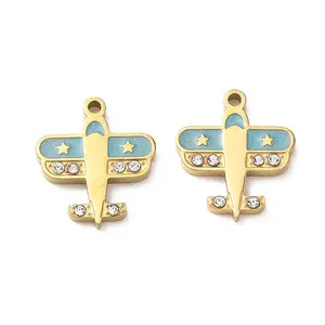 304 Stainless Steel Enamel Pendants