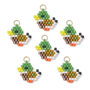 Glass Seed Beaded Pendants
