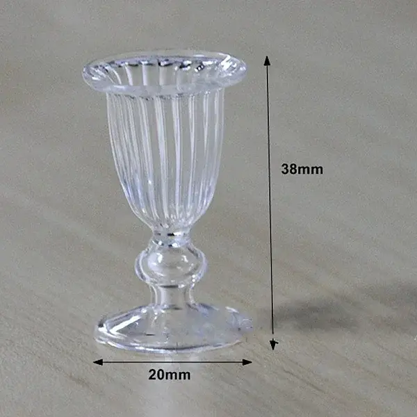 Glass Cups Miniature Ornaments