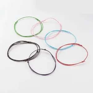 Adjustable Waxed Cord Bracelets